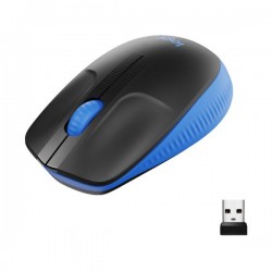 MOUSE LOGITECH "Wireless Mouse M190 " USB 1000 dpi 3 PULSANTI BLU 910-005907