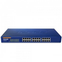 TENDA SWITCH 24 PORTE GIGABIT 10/100/1000, CAPACITA SWITCHING 48GBPS, PROTEZIONE FULMINI 6KV