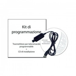 KIT PROGRAMMAZIONE BRAVO PER TELECOMANDI PROGRAMMABILI TV BRAVO TECHNO3 -DVD/VCR/DTT-SAT/SKY