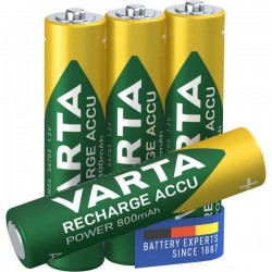 BATTERIA MINISTILO AAA RICARICABILE 800MAH CONF.BLISTER 4PZ VART