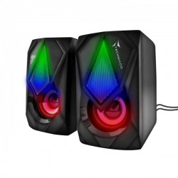 SPEAKER TECHMADE GAMING 30DBI 160HZ -20KHZ USB DC 5V CON LED