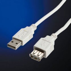 ROLINE USB2.0 CABLE, A - 5 PIN MINI, M M, 1.8M