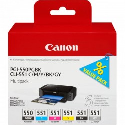 CANON CART INK MULTIPACK CLI-551 B/C/M/Y PER MX 925