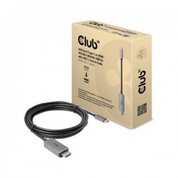 CLUB3D CAVO USB Gen2 TYPE-C TO HDMI 4K120Hz 8K60Hz HDR10 CON DSC1.2 M/M 3m/9.84ft