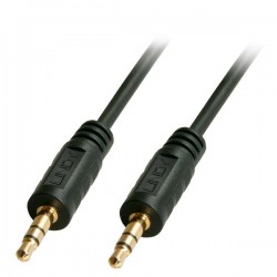 LINDY CAVO AUDIO JACK 3.5MM, M/M, 2MT, NERO