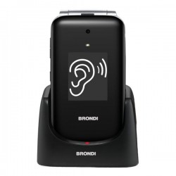 BRONDI CELLULARE AMICO SUPERVOICE NERO/SILVER