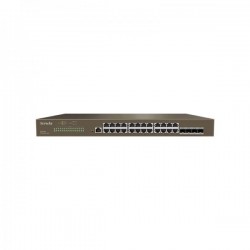 TENDA SWITCH L2 MANAGED SWITCH 24 PORTE 10/100/1000 BASE-T ETHERNET - 4 PORTE 1000 BASE-X SFP -1 POR