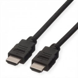 ROLINE GREEN HDMI HIGH SPEED CABLE E ETHERNET, M M, BLACK, 1M