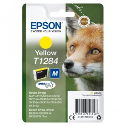 INK EPSON C13T12844012 Giallo Volpe (tagliaM) x S22 SX125 SX130 SX230 SX235W SX420W SX440W SX430W SX435W BX305F BX305FW BX305FW+