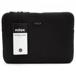 CUSTODIA SLEEVE NILOX x NOTEBOOK 13.3-colore nero in Neoprene-larghez. 35.5 cm-altez. 26 cm-profond. 2 cm-NXF1301