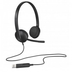 LOGITECH CUFFIE CON MICROFONO H340, USB