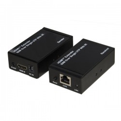 EXTENDER HDMI TRAMITE CAVO RETE CAT 5/6 FINO 60MT INFR.TELEC. POC