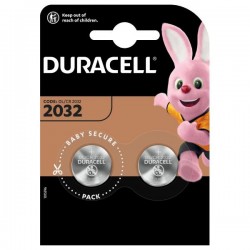 DURACELL BATTERIA BOTTONE IN LITIO 3V NON RICARICABILE CONFEZIONE DA 2